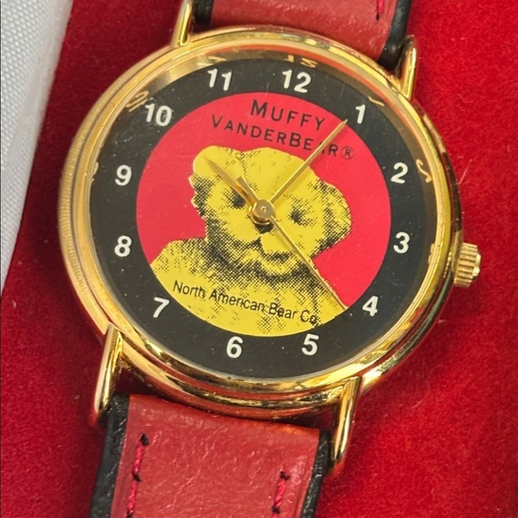 The Muffy Vanderbear Collection Bundle Set of 2 Watches Leather Band WORKING main image 7